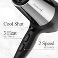 thumbnail image 2 of Remington Impact Resistant Ceramic Hair Dryers, Black with Concentrator and Diffuser, 2 of 15