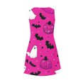 thumbnail image 5 of WFJCJPAF 2026 New 2026 2026 Dresses for Short Women,Women's Summer Comfort Fashion Printing Pocket Sleeveless V-Neck Dress - Hot Pink M, 5 of 5