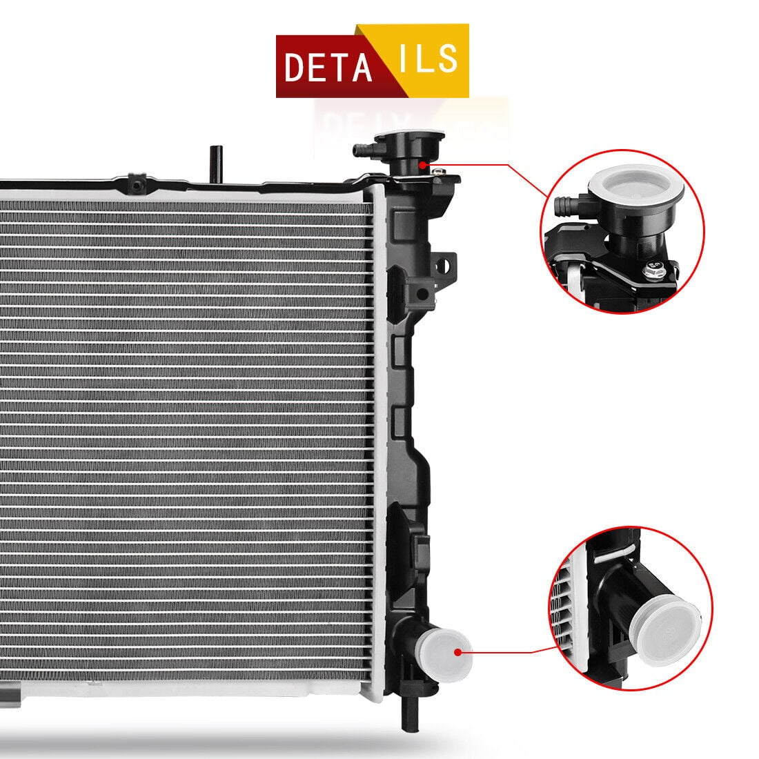 RVNI Radiator Compatible with 2005 2006 2007 Chrysler Town & Country Dodge Grand Caravan V6 3.3L 3.8L