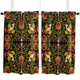 thumbnail image 4 of Mexican Geometric Flower Birds Retro Living Room The Bedroom Home Interior Room Decoration Drapes Kitchen Curtains, 4 of 6