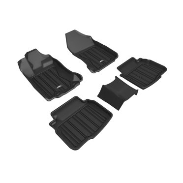 3D MAXpider 2016-2019 Mazda CX-3 Kagu 2nd Row Floormats - Black
