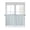 Teal Green, variant on Kitchen Curtains 54 Inches length, Blue Striped Window Treatment Curtain Drapes, Blue White Stripes Farmhouse Decorative Window Curtains for Bedroom Cafe, 52"x54", 2 Panels