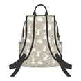 thumbnail image 2 of Naloa Rabbit And Flower Print Lightweight DayBackpack Suitable for school, work, shopping, travel, etc., 2 of 5