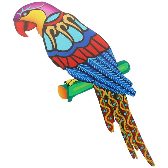 Wall Bird Pendant 3D Toucan Bird Decoration Iron Wall Hanging Bird Craft Ornament