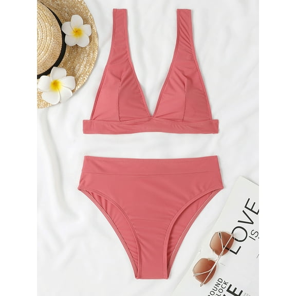 Sexy Bikinis Women Solid Swimsuit Women Padded Swimwear Female Beachwear Bathers Bathing Swimming Swim Suit