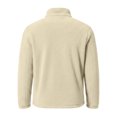 thumbnail image 6 of qafoshin Men's Fleece Half Zip Pullover Sweatshirts Fall Winter Casual Long Sleeve Solid Color Warm Tops, 6 of 7