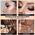 thumbnail image 3 of FanFun Highlighter Powder Spray, Highlighter Makeup, Waterproof Shimmer Powder, Body Face  Hair Highlighter Powder, 01-SNOWWHISPER, 3 of 10