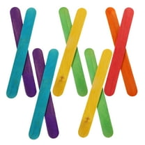 MLINS 100pcs Colored Popsicle Sticks for Crafts Colored Wooden Craft Sticks Ice Cream Sticks Popsicle Sticks Craft Sticks Wax Sticks Wooden Sticks