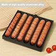 Yguping 6 Grids Sausage Cooking Tool PreSeasoned Grilled Sausage Pot