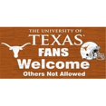 thumbnail image 1 of Fan Creations Fans C0617 Université de Texas Bienvenue Signe, 1 of 1