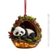 thumbnail image 1 of Adornos navideños, adornos navideños, regalos navideños, decoración de animales del bosque de 10 cm, colgante para árbol de Navidad, regalo navideño., 1 of 5