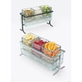 thumbnail image 2 of Cal Mil 1806-5-39 Iron Short Silver Iced Jar Display - 13.5 x 5.5 x 7 in., 2 of 2