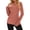 Pink, variant on Rohuuque Thermal Shirts for Women Velvet Lined Loose Polluer Solid Color Crew Neck Raglan Sleeve Thermal Base Layer Tops Pink