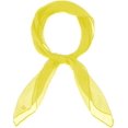thumbnail image 1 of Mujeres años 50 gasa pura cuello cuadrado cabeza bufandas cabeza decoración cuello decoración para el verano mejor regalo cúrcuma BANYUO Electrónica, 1 of 5