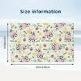 thumbnail image 2 of Cartoon Cute Cow Butterfly Bath Towel, Highly Absorbent towels for bathroom Quick Drying Microfiber Bath Towels for Body, Soft Shower Towels for Sport, Yoga, SPA, Gym 27x55in, 2 of 5
