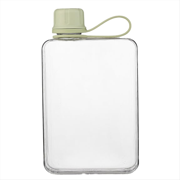 New Arrivals Square Water Bottle 500ml Portable Flat Drink Cups D