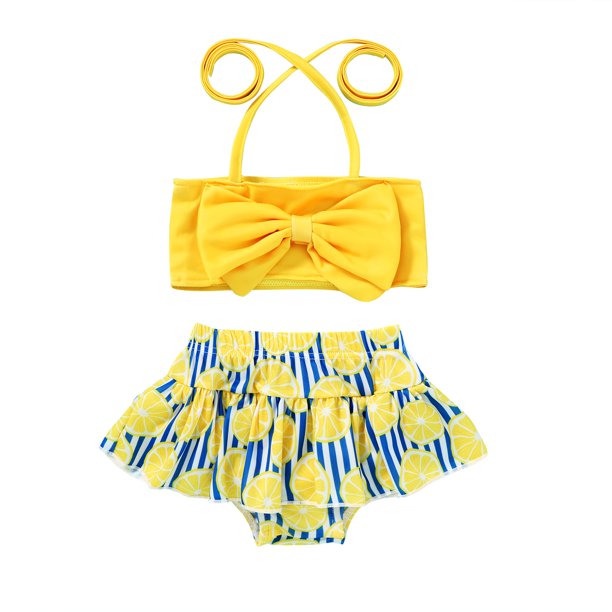 Younger Tree Baby Girl Bikini Swimsuits Set Kid Summer Beach Swimwear 2 ...