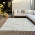 thumbnail image 6 of Addison Rugs Chantille Indoor/Outdoor Transitional Geometric, Abstract Ivory Washable Rectangle Rug, 5' x 7'6", 6 of 6