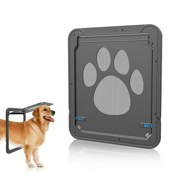 Dog Screen Door Inside Flap Lockable Small Medium Pet Door Magnetic Closure Sturdy Cat Door