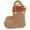 02Brown, variant on Toome Lightweight Kids Rain Boots for Toddlers and Preschoolers, Easy-On Mid-Calf Waterproof Boots with Handles for Boys and Girls
