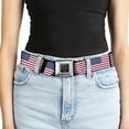 thumbnail image 5 of Buckle-Down Belt, Seatbelt Buckle Belt, United States Flags, 30 to 44 Inches, 5 of 9