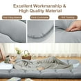thumbnail image 6 of Japanese Floor Mattress Futon Mattress,3 '' Thicken Daybed Futon Roll Up,Portable & Foldable Tatami Mat for Sofa Lounger Camping Dormitory Yoga Sleep Nap Meditation, 6 of 8