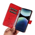 thumbnail image 5 of For Xiaomi Redmi Note 14 Pro 4G PU Leather Case Flower Pattern Wallet Stand Phone Cover - Green, 5 of 5