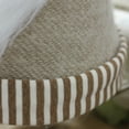 thumbnail image 3 of Northlight 21" Holiday Moments Beige Striped Trim Hat Decorative Table Top Cone Gnome, 3 of 4