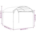 thumbnail image 5 of vidaXL Gazebo Outdoor Sunshade Pavilion Water-Resistant Canopy Sun Shelter, 5 of 19
