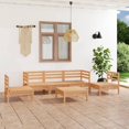 thumbnail image 1 of vidaXL 6 Piece Garden Lounge Set Solid Pinewood, 1 of 5