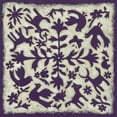 thumbnail image 2 of Zarris, Chariklia 20x20 White Modern Wood Framed Museum Art Print Titled - Folk Story in Purple, 2 of 4
