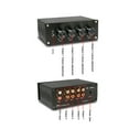 thumbnail image 4 of 4-Way  Audio Switch, 4 in 1 Out / 1 in 4 Out Stereo L R Sound Signal Input Switcher Selector Splitter for Passive Speaker Headphone, 4 of 7