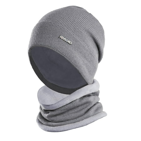 

Vikudaty Winter Unisex Fashion Solid Velvet Thickened Warm Bib Knitted Wool Cap Hat