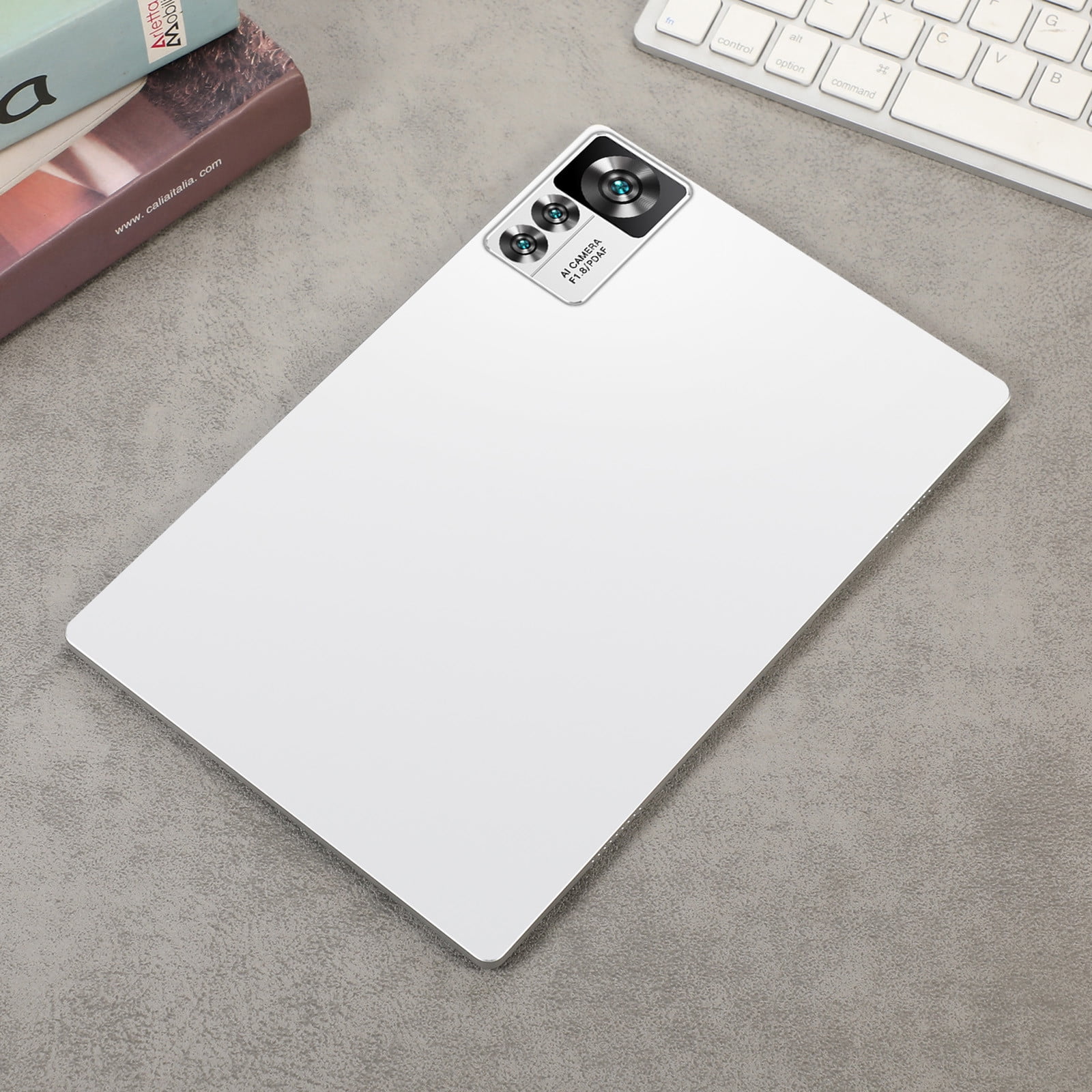 Tablets for Adults, Hwkond High-end Android 12 Tablet 10.1” Tablet, 4GB RAM + 64GB ROM, Resolution 1280x1080, 5+13MP, Processor:ARM + DSP, Bluetooth, WIFI, SIM, 8000 mAh,White