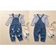 thumbnail image 5 of Hintina Conjunto De 2 Monos Ajustables Para Bebés Y Niñas, 5 of 5