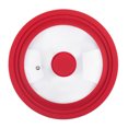 thumbnail image 1 of keepw Transparent Glass Pot Lid Handle Anti Scalding Easy To Clean Kitchen Accessory Food Grade Silicone red 20-22-24, 1 of 6