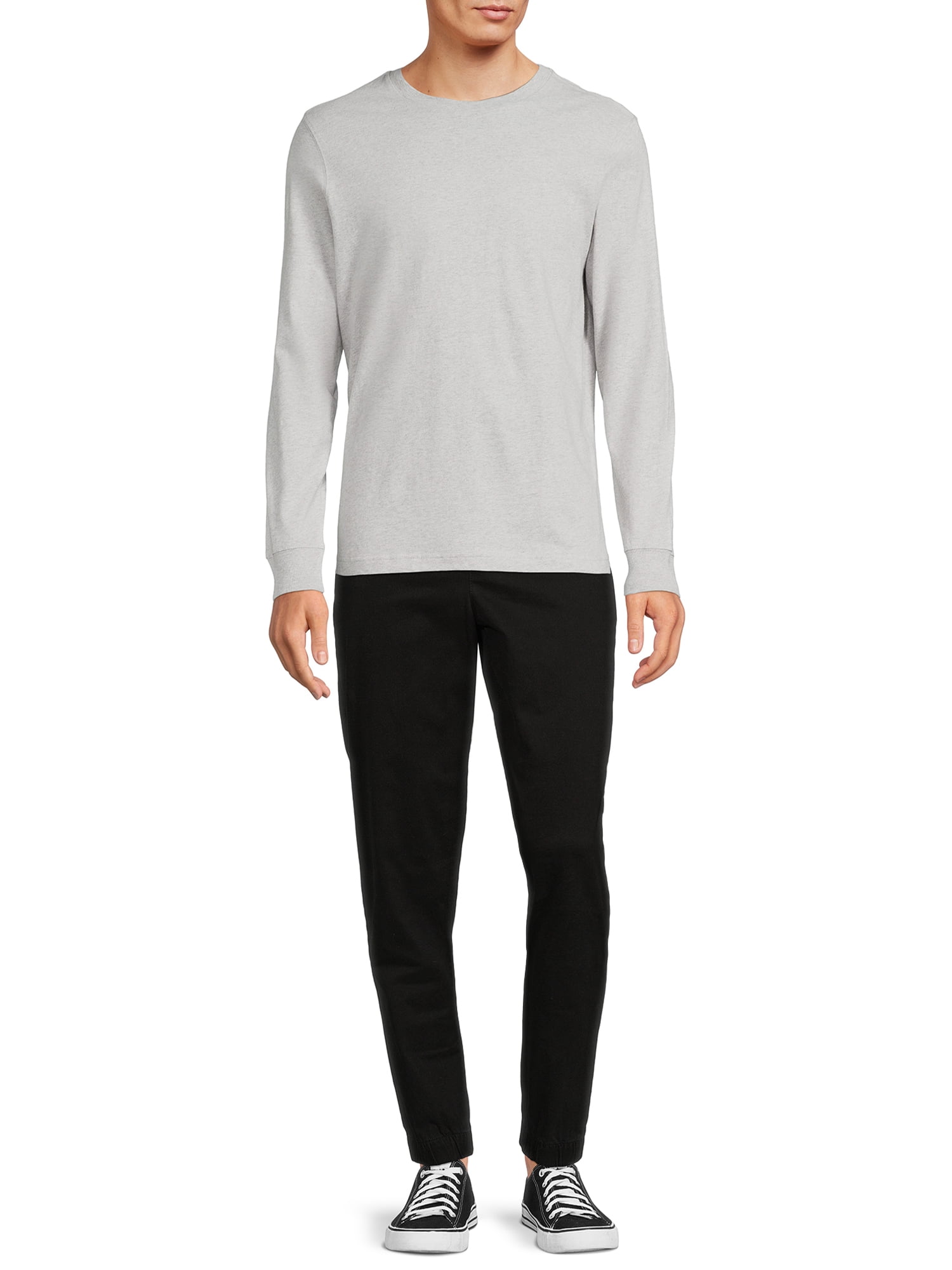 George Men`s Long Sleeve Crewneck Tee