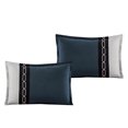 thumbnail image 3 of ESCA 7-Piece Septima Blue Geometric Comforter Set - King/Cal King Size, 3 of 7