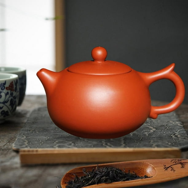 Tetera Tetera antigua china hecha a mano con filtro de té Decoración Colección de teteras Tetera suelta para teteras de té de oficina en BLESIY tetera zisha
