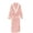 Pink, variant on Big & Tall Nightshirt Men's Extra Long And Thick Flannel Couples' Bathrobe Plus Size Sleepwear Red