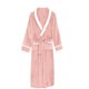 thumbnail image 1 of Gibobby Bata mujer invierno de pareja de franela larga gruesa de talla grande para mujer con albornoz de brida(Rosa,M), 1 of 5