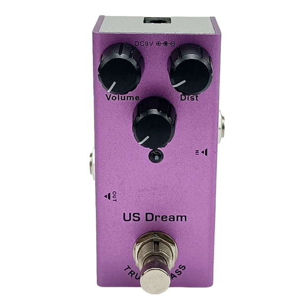 Pedal Efectos Guitarra Mini Tipo Overdrive/distorsión/coro/trémolo/retardo