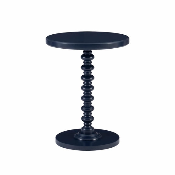 Powell Aurora Round Pedestal Side Table - Hazelnut