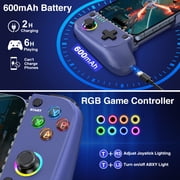 Mobile Controller for Android /IPhone,Wireless Gaming Gamepad Designed for Xbox Game Pass Ultimate, Steam Link,Blue