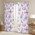 thumbnail image 2 of Castle Fairy Boys Girls Gradient Butterflies Black Out Curtains,Dreamy Princess Curtains Pack of 2 (42x63 Each),Spring Garden Bedroom Curtains,Luxury Bedroom Decor, 2 of 6