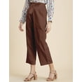 thumbnail image 6 of Moomaya Solid Cotton Trousers For Women, Elastic Waist Pajama Pants, 6 of 8