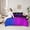 Ivory Blue, variant on Manfei Gradient Red Twin Bedding Sets 7pcs, Geometric Neon Lights Bedding Comforter Set, Modern Abstract Black Sheet Sets, Microfiber Bedroom Decor