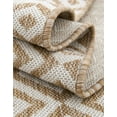 thumbnail image 3 of Jill Zarin Outdoor Collection Area Rug - Costa Rica (6' 7" Round Beige/Cream), 3 of 10