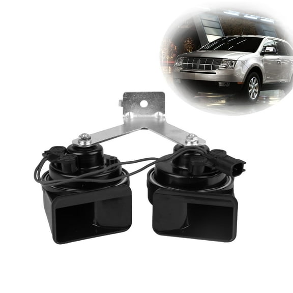 MITZONE Horn Assembly With Bracket Compatible with 2007-2015 Lincoln MKX 2007-2014 Ford Edge BT4Z-13832-B