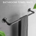 thumbnail image 5 of Toallero industrial vintage de metal negro - Accesorios de baño s202412241397, 5 of 5